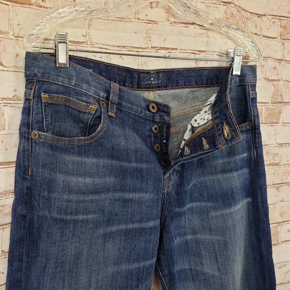 Lucky Brand 6/28 Dylan Boyfriend Button Fly Jeans - Picture 8 of 12